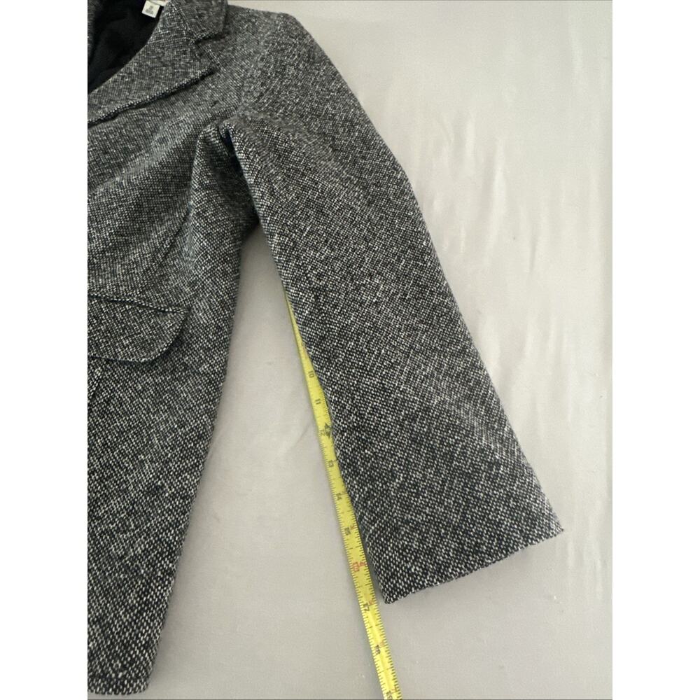 Vintage L.L .Bean Wool Cashmere Gray Tweed Jacket Coat Size 18R - Picture 5 of 11